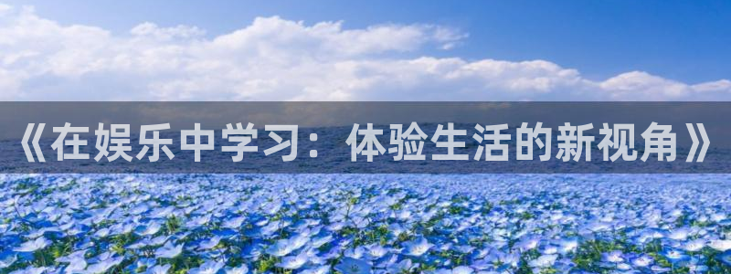 摩根娱乐：《在娱乐中学习：体验生活的新视角》